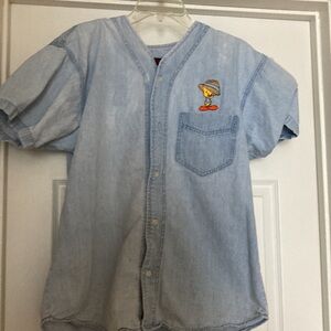 Vintage‎ 90s Looney Tunes Tweety Jean Top